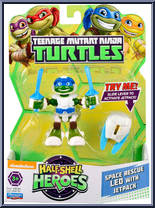 Space Rescue Leo (with Jetpack) from Teenage Mutant Ninja Turtles - Half Shell Heroes - Basic Series manufactured by Playmates [Front]
