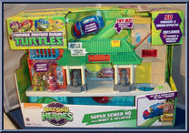Super Sewer HQ with Mikey & Splinter from Teenage Mutant Ninja Turtles - Half Shell Heroes - Accessories manufactured by Playmates [Front]