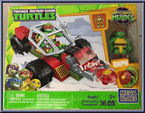 Raph (Shell Cycle) from Teenage Mutant Ninja Turtles - Half Shell Heroes - Basic Series manufactured by Mega Bloks [Front]