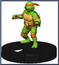 Michelangelo (Brown Belt) from Teenage Mutant Ninja Turtles - HeroClix - Shredder's Return manufactured by WizKids [Loose]