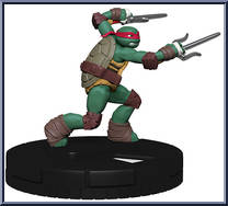 Raphael from Teenage Mutant Ninja Turtles - HeroClix - Unplugged manufactured by WizKids [Loose]