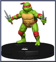 Raphael (Brown Belt) from Teenage Mutant Ninja Turtles - HeroClix - Shredder's Return manufactured by WizKids [Loose]