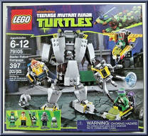Baxter Robot Rampage from Teenage Mutant Ninja Turtles - Vehicles manufactured by Lego [Front]