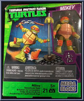 Mikey (Streetlamp Slam) from Teenage Mutant Ninja Turtles - 2016 Series manufactured by Mega Bloks [Front]