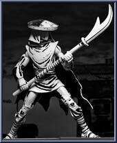 Elite Guard (Black & White Variant) from Teenage Mutant Ninja Turtles - Mirage Comics - Basic Series manufactured by Neca [Loose]