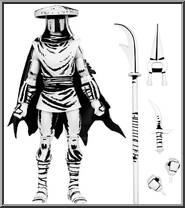 Elite Guard (Black & White Variant) from Teenage Mutant Ninja Turtles - Mirage Comics - Basic Series manufactured by Neca [Loose]