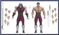 Shredder:  Worms of Madness from Teenage Mutant Ninja Turtles - Mirage Comics - Basic Series manufactured by Neca [Loose]