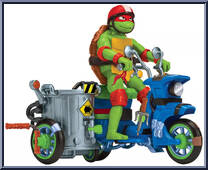 Battle Cycle with Raphael Action Figure