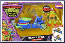 Battle Cycle with Raphael from Teenage Mutant Ninja Turtles - Mutant Mayhem - Accessories manufactured by Playmates [Front]