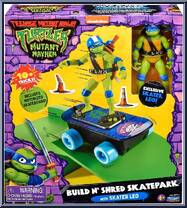 Build N' Shred Skatepark with Skater Leo from Teenage Mutant Ninja Turtles - Mutant Mayhem - Accessories manufactured by Playmates [Front]