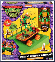 Build N' Shred Skatepark with Skater Mikey from Teenage Mutant Ninja Turtles - Mutant Mayhem - Accessories manufactured by Playmates [Front]