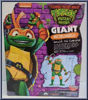 Michelangelo from Teenage Mutant Ninja Turtles - Mutant Mayhem - Giant manufactured by Playmates [Back]