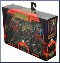 Leonardo / Michaelangelo from Teenage Mutant Ninja Turtles - Turtles III manufactured by Neca [Front]