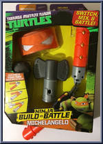 Ninja Build -n- Battle: Michelangelo from Teenage Mutant Ninja Turtles - Nickelodeon - Role Play manufactured by Playmates [Front]