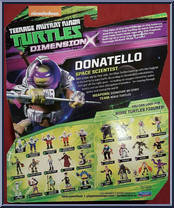Donatello (Space Scientist) from Teenage Mutant Ninja Turtles - Nickelodeon - Dimension X manufactured by Playmates [Back]