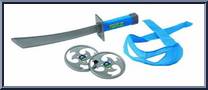 Ninja Combat Gear: Leo from Teenage Mutant Ninja Turtles - Nickelodeon - Role Play manufactured by Playmates [Loose]