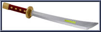 Dojo: Leonardo's Katana Sword from Teenage Mutant Ninja Turtles - Nickelodeon - Role Play manufactured by Playmates [Loose]