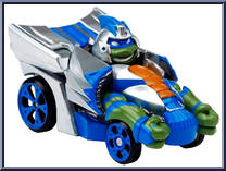 One-Touch Leo Samurai Streetcar from Teenage Mutant Ninja Turtles - Nickelodeon - T-Machines manufactured by Playmates [Loose]