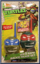 Leo & Raph Walkie Talkie Set from Teenage Mutant Ninja Turtles - Nickelodeon - Role Play manufactured by Playmates [Front]