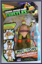 Michelangelo from Teenage Mutant Ninja Turtles - Nickelodeon - Pet Turtle Into Ninja Turtle manufactured by Playmates [Front]