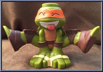 Michelangelo from Teenage Mutant Ninja Turtles - Nickelodeon - Stackable Mystery manufactured by Playmates [Loose]
