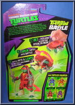 Michelangelo from Teenage Mutant Ninja Turtles - Nickelodeon - Throw -N- Battle manufactured by Playmates [Back]
