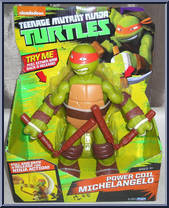 Power Coil Michelangelo from Teenage Mutant Ninja Turtles - Nickelodeon - Basic Series manufactured by Playmates [Front]