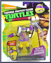 Ninja Strike Donnie from Teenage Mutant Ninja Turtles - Nickelodeon - Basic Series manufactured by Playmates [Front]
