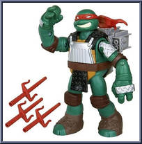 Raphael from Teenage Mutant Ninja Turtles - Nickelodeon - Flingers manufactured by Playmates [Loose]