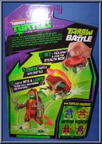 Raphael from Teenage Mutant Ninja Turtles - Nickelodeon - Throw -N- Battle manufactured by Playmates [Back]