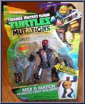 Robotic Foot Soldier from Teenage Mutant Ninja Turtles - Nickelodeon - Mutations manufactured by Playmates [Front]