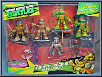 Rooftop Ruckus Battle Pack 1 from Teenage Mutant Ninja Turtles - Nickelodeon - Mini manufactured by Playmates [Front]