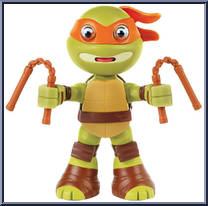 Squeeze 'Ems Michelangelo from Teenage Mutant Ninja Turtles - Nickelodeon - Basic Series manufactured by Playmates [Loose]