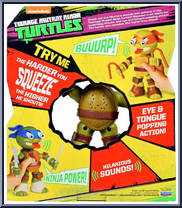 Squeeze 'Ems Michelangelo from Teenage Mutant Ninja Turtles - Nickelodeon - Basic Series manufactured by Playmates [Back]