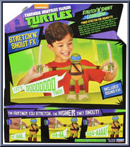 Stretch' N' Shout Leonardo from Teenage Mutant Ninja Turtles - Nickelodeon - Basic Series manufactured by Playmates [Back]