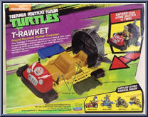 T-Rawket from Teenage Mutant Ninja Turtles - Nickelodeon - Vehicles manufactured by Playmates [Back]