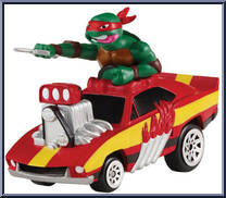 Talking Raph in Extreme Speed Demon from Teenage Mutant Ninja Turtles - Nickelodeon - T-Machines manufactured by Playmates [Loose]