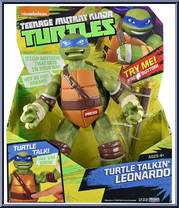 Turtle Talkin' Leonardo from Teenage Mutant Ninja Turtles - Nickelodeon - Basic Series manufactured by Playmates [Front]