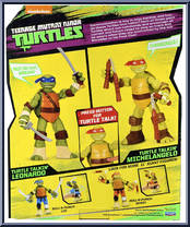 Turtle Talkin' Michelangelo from Teenage Mutant Ninja Turtles - Nickelodeon - Basic Series manufactured by Playmates [Back]