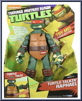 Turtle Talkin' Raphael from Teenage Mutant Ninja Turtles - Nickelodeon - Basic Series manufactured by Playmates [Front]