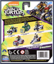 Trash Truckin' Donnie from Teenage Mutant Ninja Turtles - Out of the Shadows - T-Machines manufactured by Playmates [Back]
