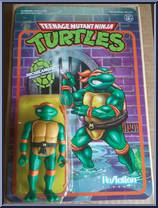 Michelangelo from Teenage Mutant Ninja Turtles - ReAction Figures manufactured by Super7 [Front]