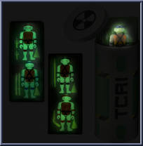 Ooze Canister from Teenage Mutant Ninja Turtles - ReAction Figures manufactured by Super7 [Front]