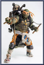 Michelangelo from Teenage Mutant Ninja Turtles - Out of the Shadows manufactured by Threezero [Loose]