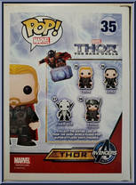 Thor (Black / White) from Thor - Thor Dark World Pop! manufactured by Funko [Back]