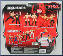 Scott Steiner / Kevin Nash from TNA - Cross the Line - Series 1 manufactured by Jakks Pacific [Back]