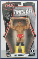 Jay Lethal from TNA - impact! - Series 1 manufactured by Jakks Pacific [Front]