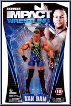 Rob Van Dam from TNA - Deluxe impact! - Series 10 manufactured by Jakks Pacific [Front]