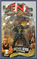 Brother Devon (D-Von Dudley) from TNA - Series 7 manufactured by Toy Biz [Front]