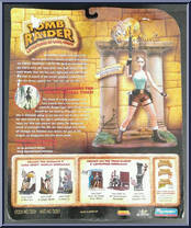 Lara Croft (Savage Bengal Tiger) from Tomb Raider - 6" Adventure Dioramas manufactured by Playmates [Back]
